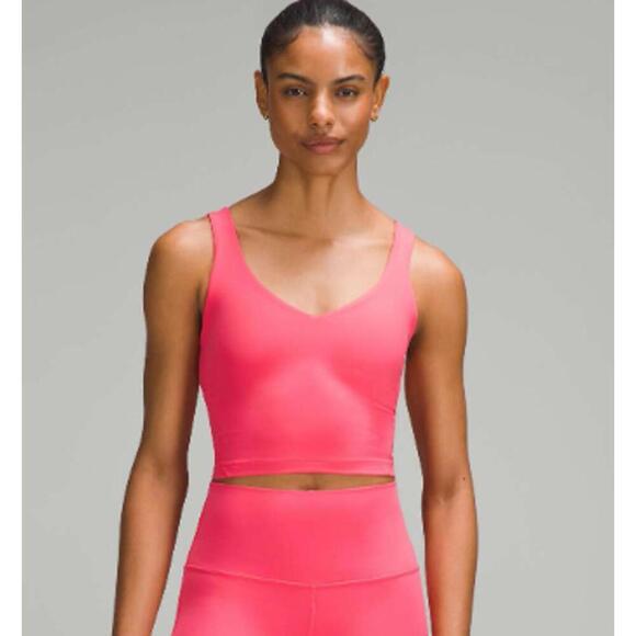Tops - NWT Lululemon Align Tank Top *Light Support, A/B Cup Glaze Pink Size 10